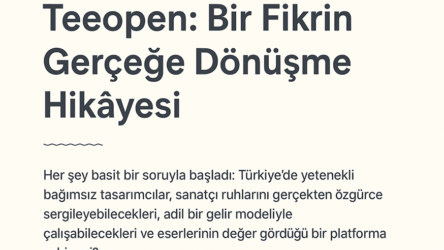 TeeOpen’da Alışveriş: Tasarımı Giy, Hikâyeni Taşı